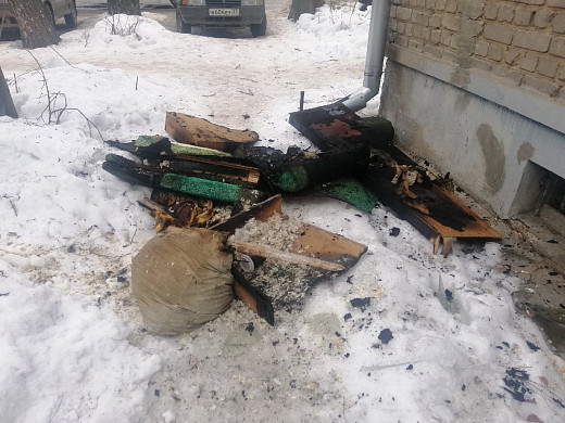 Ночью в Иванове погиб на пожаре мужчина