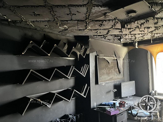  В Тейкове на пожаре пострадали двое детей 
