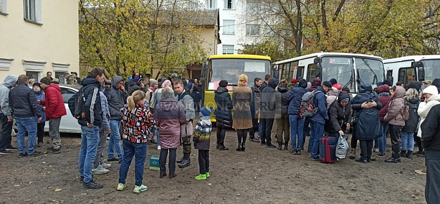  Из Иванова отправили группу мобилизованных и добровольцев 